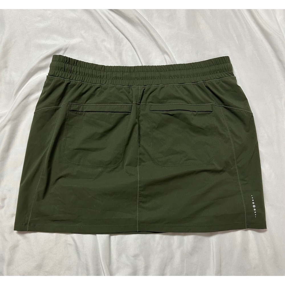 Title Nine Golf Skort Womens Med Green Activewear Skirt with Mesh Liner Pockets - Picture 7 of 11